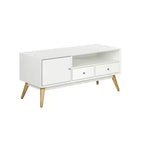 Lilou TV Stand for TVs up to 53" French White - Adore Decor