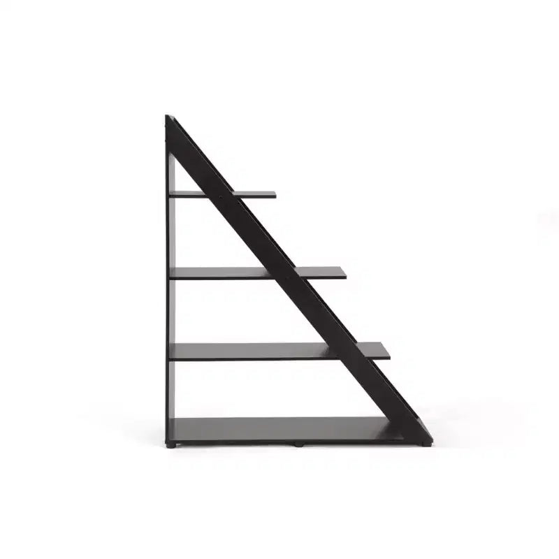 59" Psinta Modern Shelving Unit Dark Brown - Baxton Studio: Display Cabinet, Room Divider