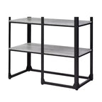 72.25" Havano 4 Shelf Open Industrial Bookcase: Steel Frame, MDF - HOMES: Inside + Out