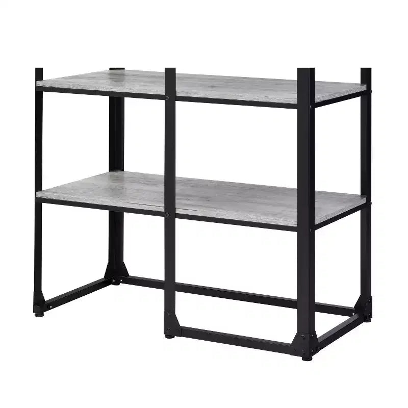 72.25" Havano 4 Shelf Open Industrial Bookcase: Steel Frame, MDF - HOMES: Inside + Out