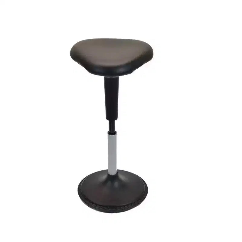 Wobble Standing Desk Office Chair Black Vinyl - Uncaged Ergonomics