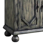 Acme Furniture Pavan Decorative Storage Cabinet Rustic Gray