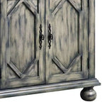 Acme Furniture Pavan Decorative Storage Cabinet Rustic Gray