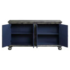Acme Furniture Pavan Decorative Storage Cabinet Rustic Gray