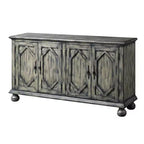 Acme Furniture Pavan Decorative Storage Cabinet Rustic Gray