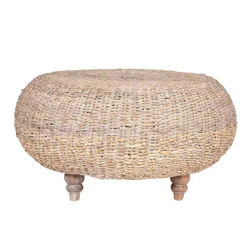 East at Main Borneo Round Coffee Table Tan