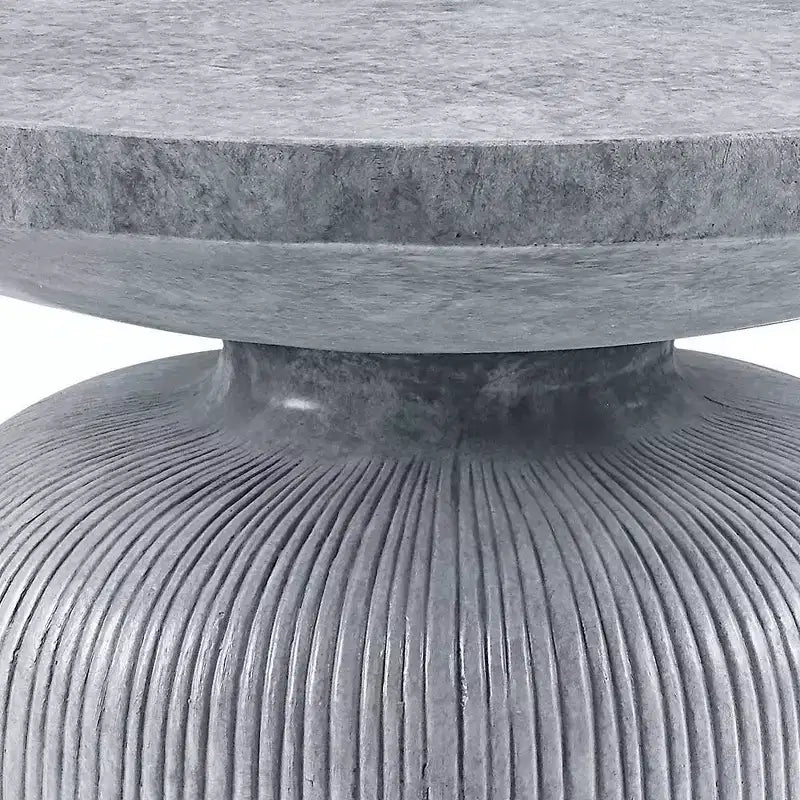 30.12" Laddie Coffee Table Weathered Gray Finish - Acme Furniture