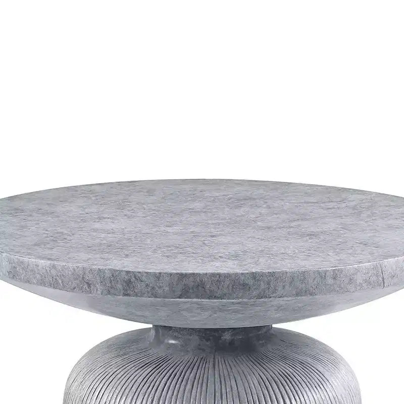 30.12" Laddie Coffee Table Weathered Gray Finish - Acme Furniture