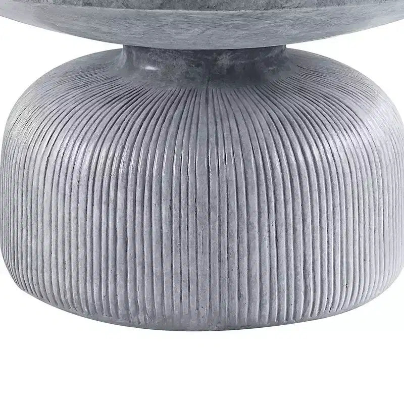 30.12" Laddie Coffee Table Weathered Gray Finish - Acme Furniture