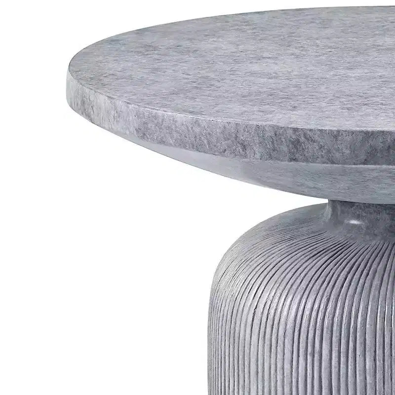 30.12" Laddie Coffee Table Weathered Gray Finish - Acme Furniture