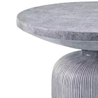 30.12" Laddie Coffee Table Weathered Gray Finish - Acme Furniture