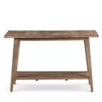 Milani Rectangle Sofa Table Natural - Steve Silver Co.: Mango Wood, Entryway, Fixed Shelf