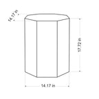Ceramic Side Table Natural Off-White - Threshold™ designed with Studio McGee