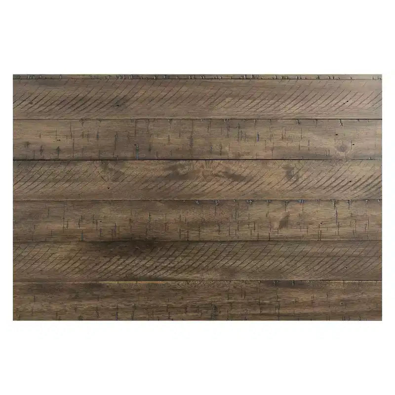 Flynn Trestle Coffee Table Walnut Brown - Picket House Furnishings: Rustic Rectangle Accent Table, Distressed Finish