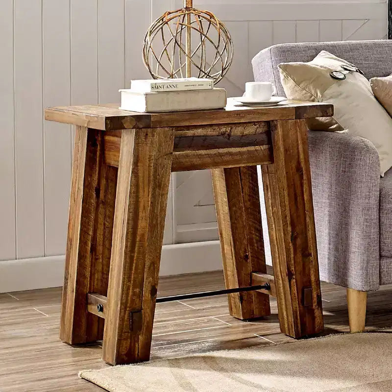 48" Durango Coffee Table & 2 End Tables Dark Brown - Alaterre Furniture