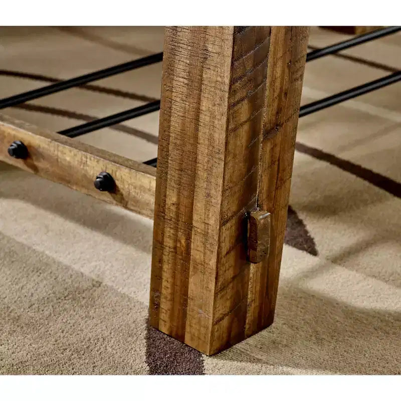 48" Durango Coffee Table & 2 End Tables Dark Brown - Alaterre Furniture