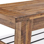 48" Durango Coffee Table & 2 End Tables Dark Brown - Alaterre Furniture