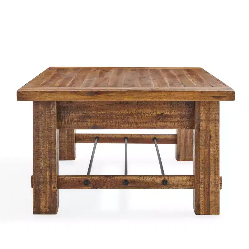 48" Durango Coffee Table & 2 End Tables Dark Brown - Alaterre Furniture