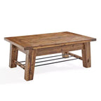 48" Durango Coffee Table & 2 End Tables Dark Brown - Alaterre Furniture