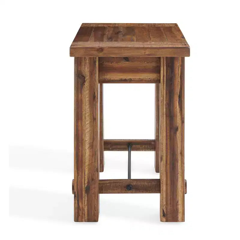 48" Durango Coffee Table & 2 End Tables Dark Brown - Alaterre Furniture