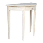 Half Round Table Unfinished - International Concepts