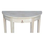 Half Round Table Unfinished - International Concepts