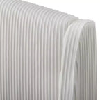 Lifestorey Catalina Platform Corduroy Queen Bed White