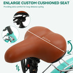 Moasis24/ 26 7-speed Cruiser Bike Adjustable Step Through Bike Commute Bike Bicycle