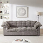 99.2  Divano profondo Chenille Comfort, Divano soffice effetto nuvola imbottito