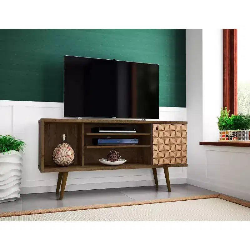53.14 Liberty TV Stand for TVs up to 50 - Manhattan Comfort