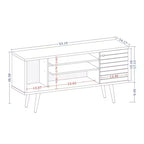 53.14 Liberty TV Stand for TVs up to 50 - Manhattan Comfort