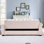 Divano letto convertibile in velluto da 82,7" con 2 cuscini