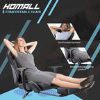 Sedia da gaming con poggiapiedi - Sedia da scrivania ergonomica