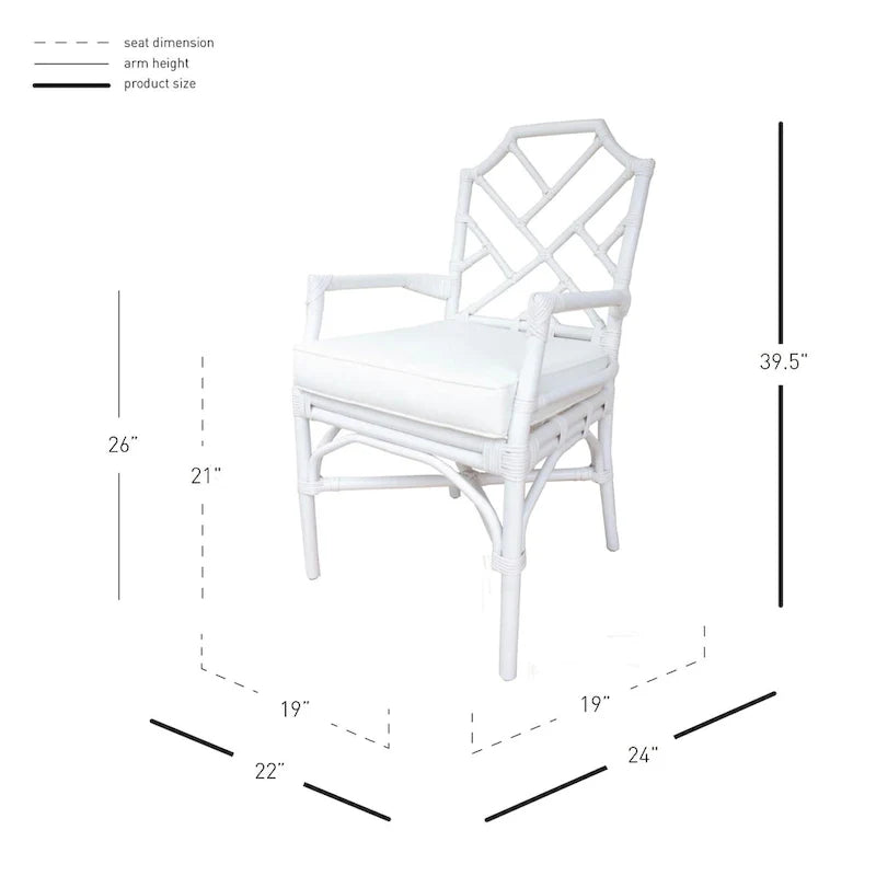 Kara Rattan Arm Chair