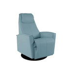 Poltrona reclinabile girevole Fjords Urban Leather