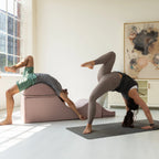 Avana Kami Chaise convertibile / Yoga e Massaggio - Pouf 2 in 1 con sedia a sdraio yoga pieghevole a scomparsa, Microvelvet - N/D