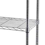 Scaffalatura in acciaio a 5 ripiani con ruote - (59.06 x 17.72 x 70.87)