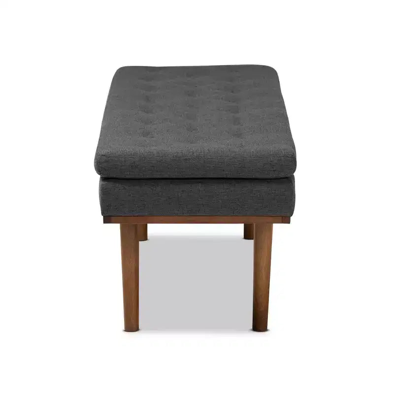 Arne Walnut Finished Bench - Baxton Studio