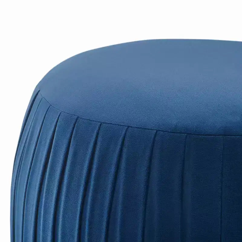 Jolie Pleated Ottoman - Adore Dcor