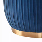 Jolie Pleated Ottoman - Adore Dcor