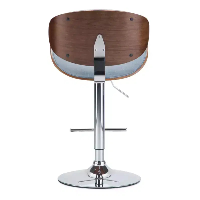 Avondale Bentwood Adjustable Height Gas Lift Barstool - WyndenHall