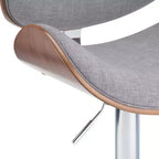 Avondale Bentwood Adjustable Height Gas Lift Barstool - WyndenHall