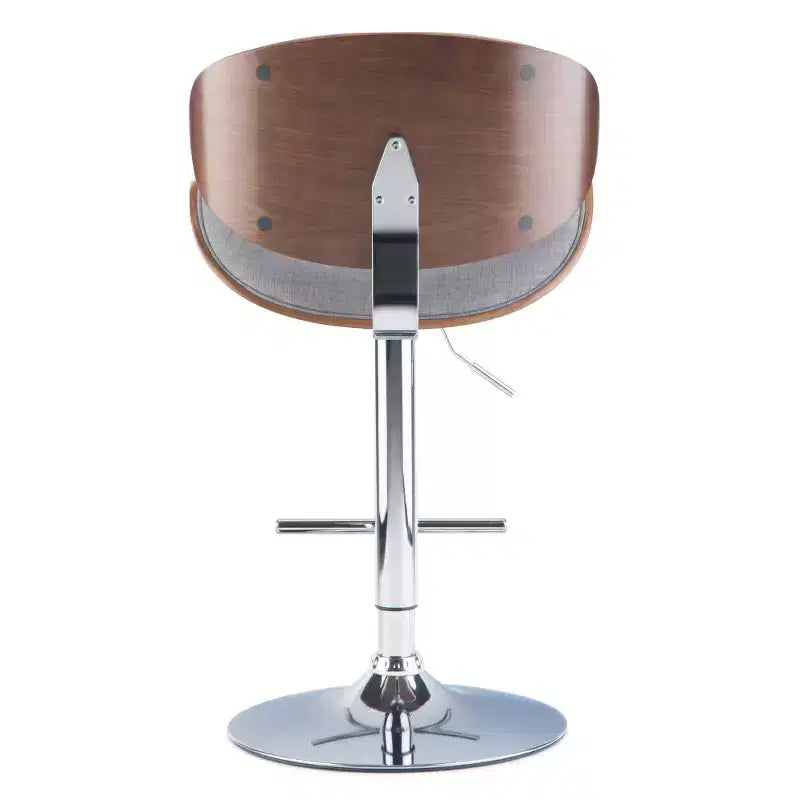 Avondale Bentwood Adjustable Height Gas Lift Barstool - WyndenHall