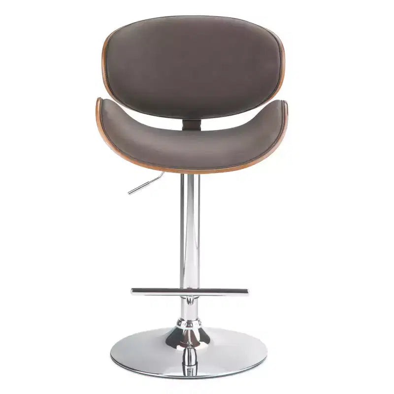 Avondale Bentwood Adjustable Height Gas Lift Barstool - WyndenHall