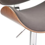 Avondale Bentwood Adjustable Height Gas Lift Barstool - WyndenHall