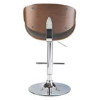 Avondale Bentwood Adjustable Height Gas Lift Barstool - WyndenHall