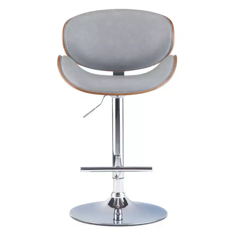 Avondale Bentwood Adjustable Height Gas Lift Barstool - WyndenHall