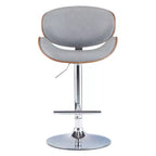 Avondale Bentwood Adjustable Height Gas Lift Barstool - WyndenHall
