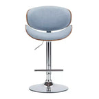 Avondale Bentwood Adjustable Height Gas Lift Barstool - WyndenHall