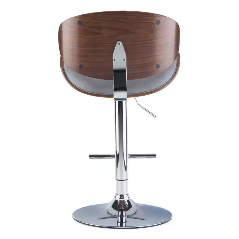 Avondale Bentwood Adjustable Height Gas Lift Barstool - WyndenHall